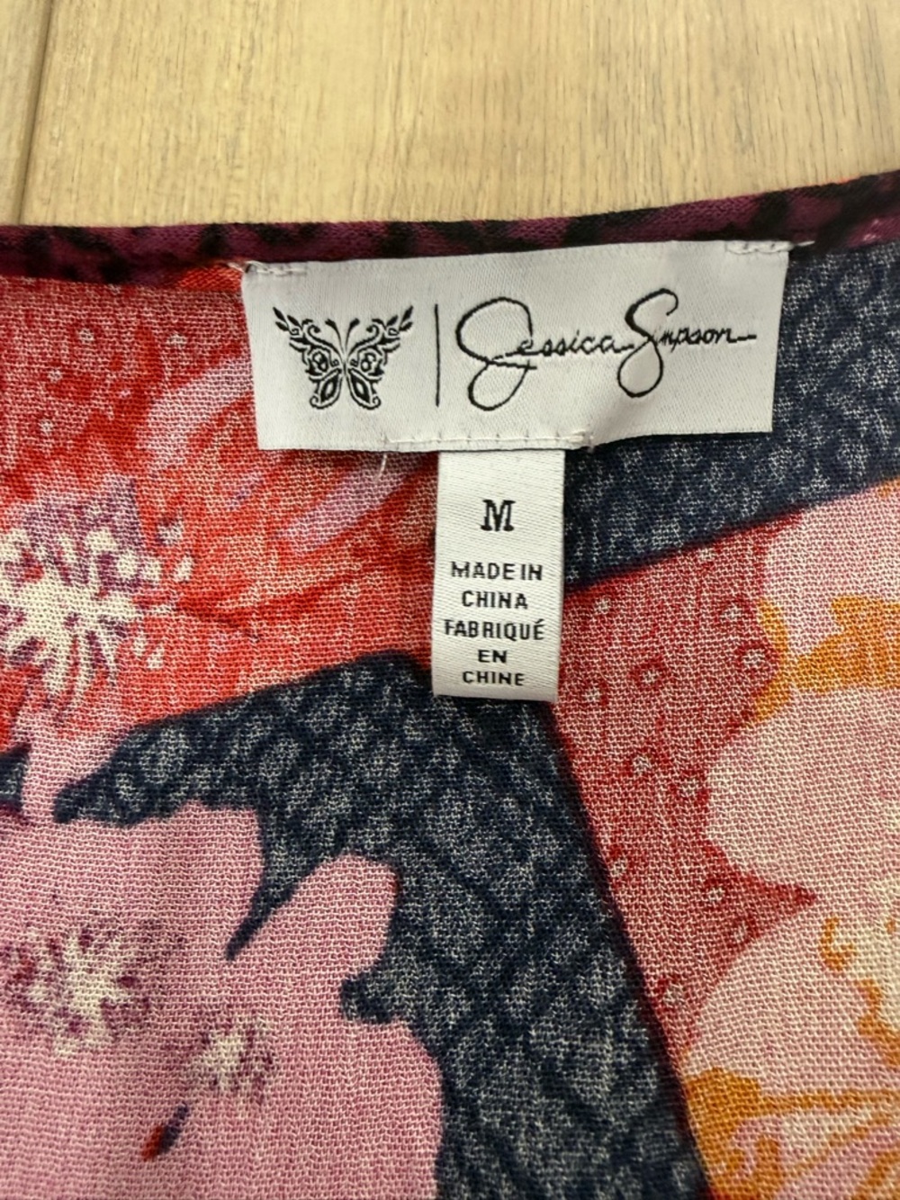 Jessica Simpson Multicolor Floral Maxi Dress with V-Neck - Picture 6 of 6